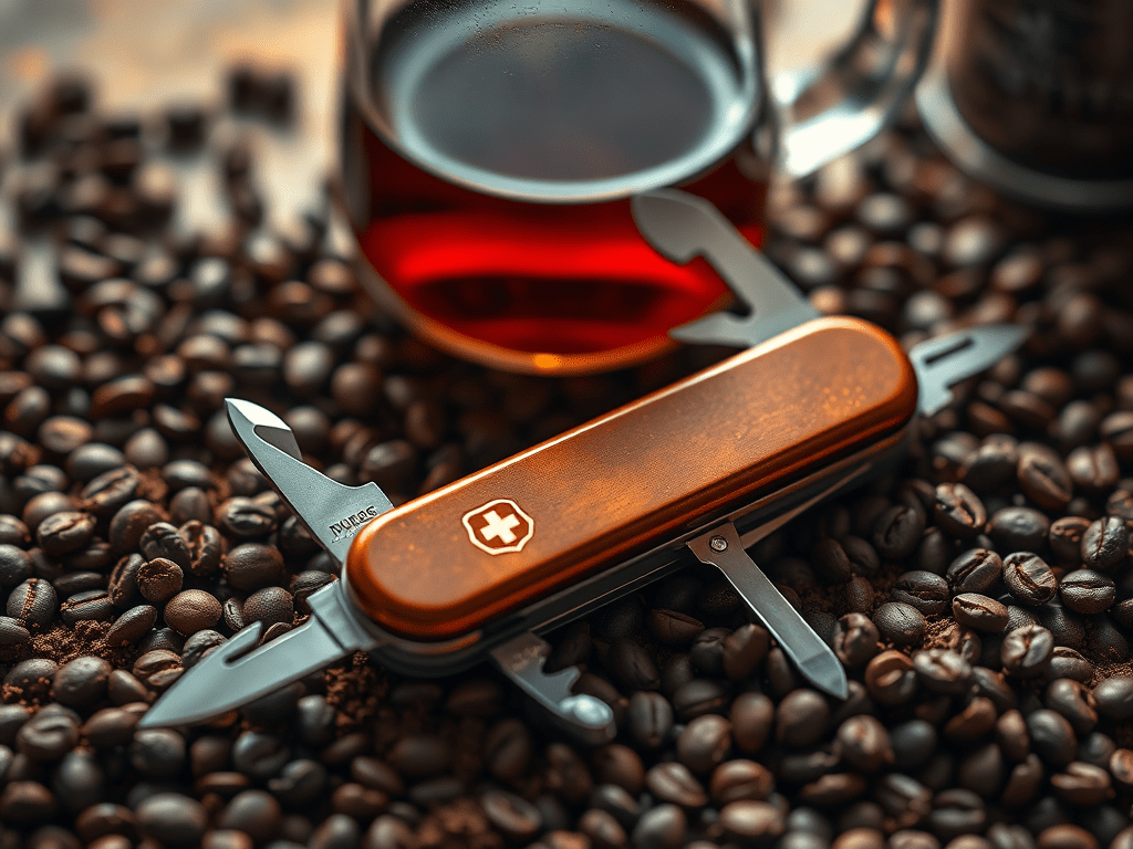 Koldbryg Kaffe er en Schweizisk&nbsp;Hærkniv!